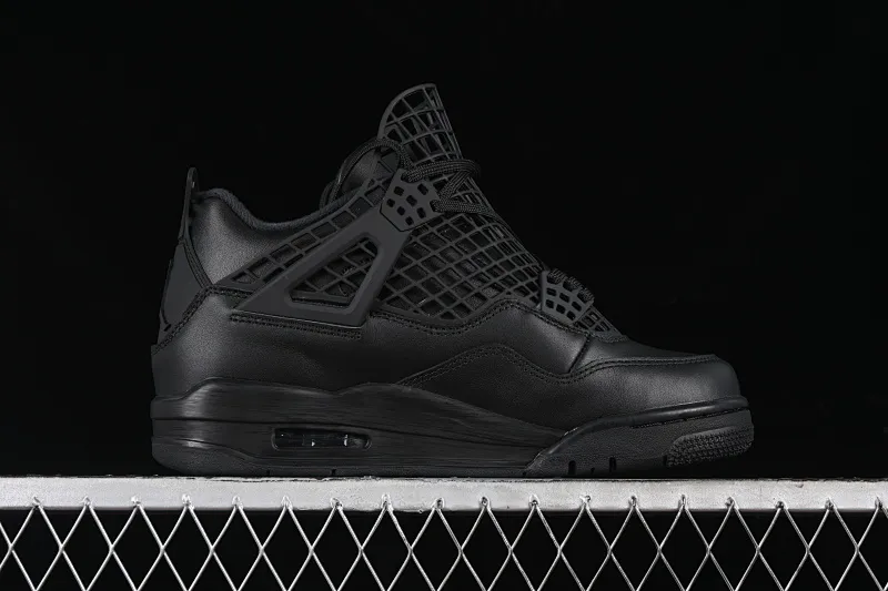 All Categories Air Jordan Jordan Series Basketball Shoes Air Jordan 4 Air Jordan 4 "Net" AJ4 Joe 4 Grid Black Retro Basketball Shoes FV7251-001